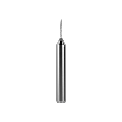 Diamantschleifstift, Schaft Ø 6 mm (LiSi, Glas-, Hybridkeramik, Composite) Ø 0,6 mm, Konuswinkel 5°