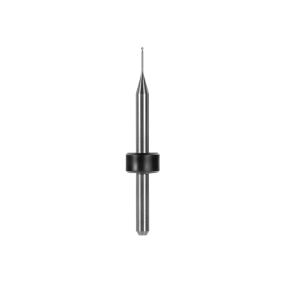 Kugelfräser, Schaft Ø 3 mm (PMMA, Thermoplast, PEEK, PEKK, Wachs, andere Kunststoffe) Ø 0,5 mm, FS 5, 2 Schneiden