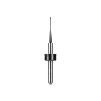 Diamantschleifstift, Schaft Ø 3 mm (LiSi, Glas-, Hybridkeramik, Composite) Ø 0,4 mm, Konuswinkel 5,6°