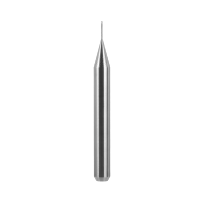 Kugelfräser, Schaft Ø 6 mm (PMMA, Thermoplast, PEEK, PEKK, Wachs, andere Kunststoffe) Ø 0,6 mm, FS 5, 2 Schneiden