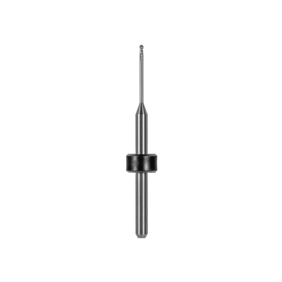 Kugelfräser, Schaft Ø 3 mm (PMMA, Thermoplast, PEEK, PEKK, Wachs, andere Kunststoffe) Ø 1,0 mm, FS 14, 2 Schneiden