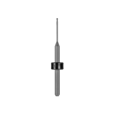 Kugelfräser, Schaft Ø 3 mm (PMMA, Thermoplast, PEEK, PEKK, Wachs, andere Kunststoffe) Ø 1,0 mm, FS 15, 2 Schneiden