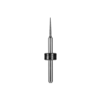 Diamantschleifstift, Schaft Ø 3 mm (LiSi, Glas-, Hybridkeramik, Composite) Ø 0,6 mm, Konuswinkel 5°